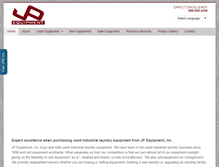 Tablet Screenshot of ineedjpequipment.com